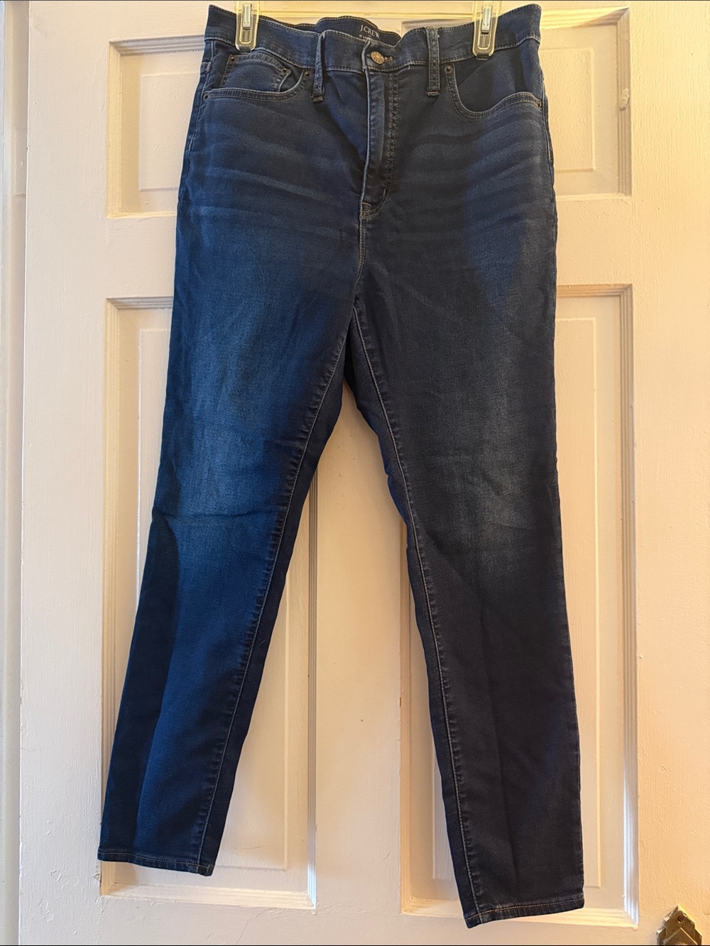 J. Crew 10” High Rise Skinny Blue Jeans